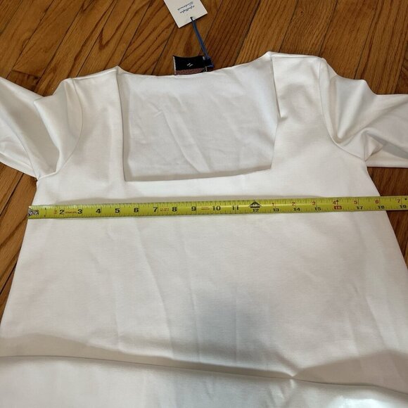 TUCKERNUCK x Cameran Eubanks Wimberly NWT The Middleton Square Neck Dress White‎ - Picture 10 of 10